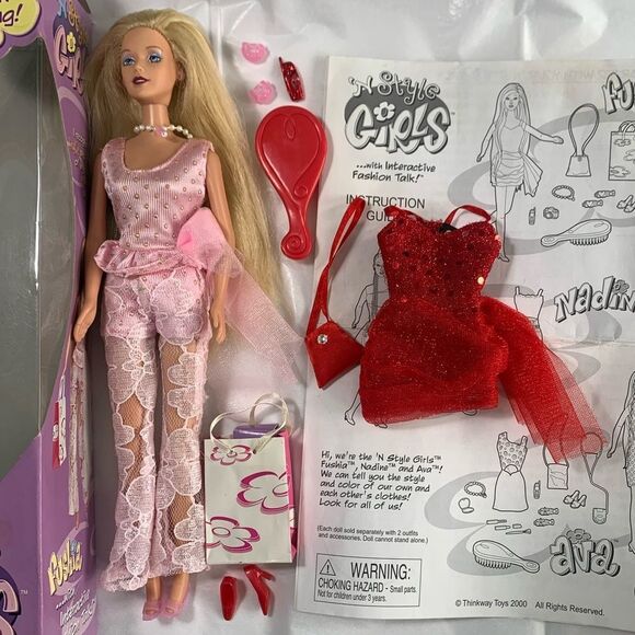 ‘N Style Girls Fuschia Y2K Interactive Fashion Doll - Picture 9 of 13
